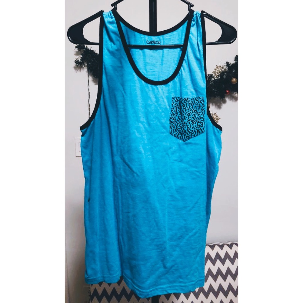 Blue tank top